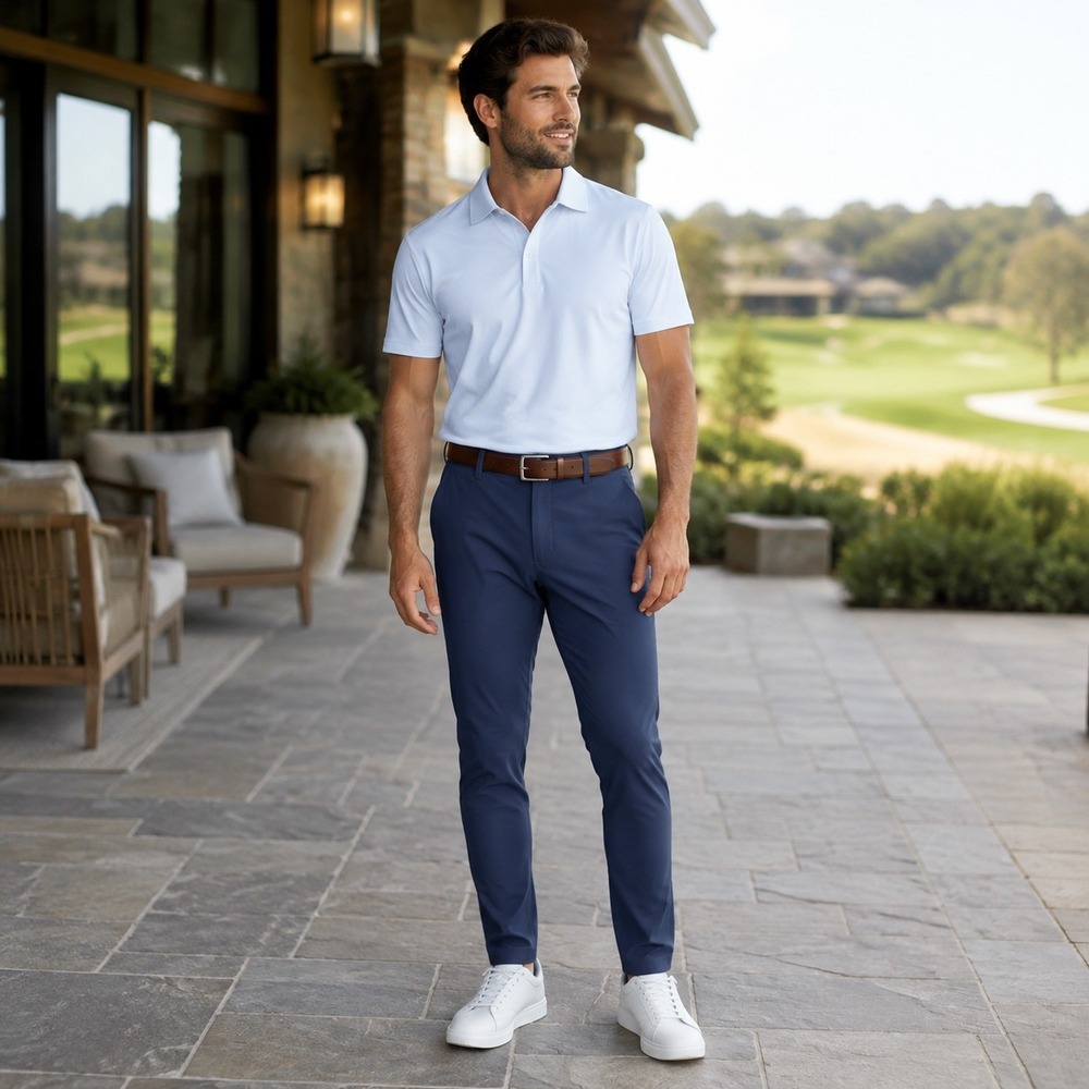 Lululemon Commission Golf Pants 34x32 Navy Classic Tapered LM5AS8S